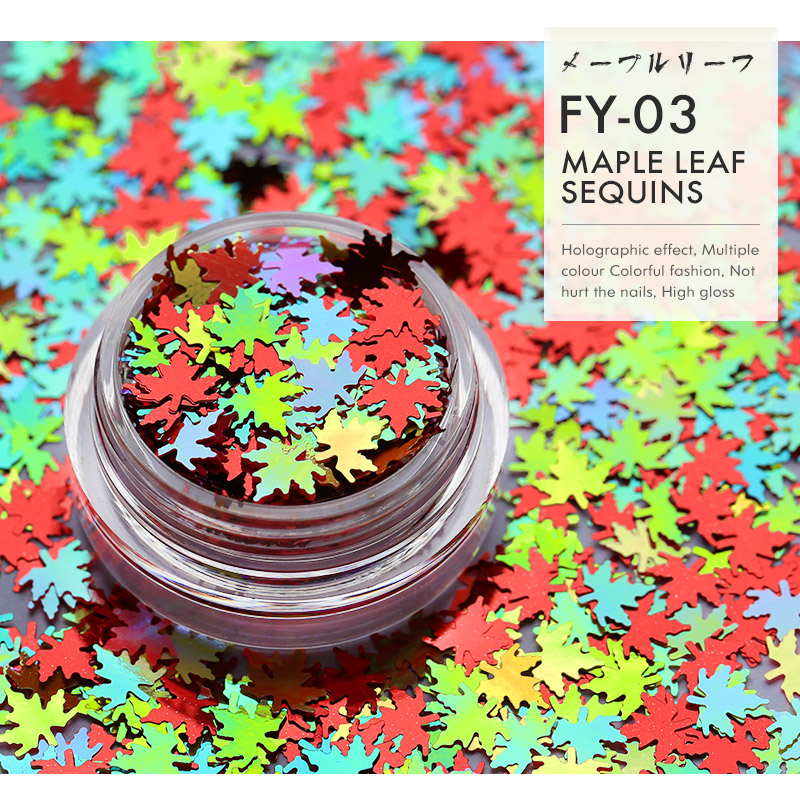 leaf sequins